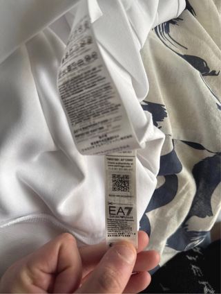 Sudadera EA7 Emporio Armani Blanca Auténtica