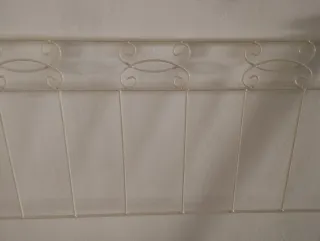 Cabecero forja blanco