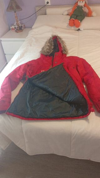 Abrigo Geographical Norway Rojo