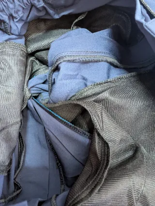 Pantalón senderismo/montaña azul 2 tonalidades XS