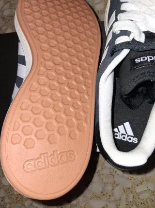 Zapatillas Adidas Grand Court Base Gris/Blanco