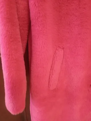 Abrigo largo mujer Fucsia Talla S