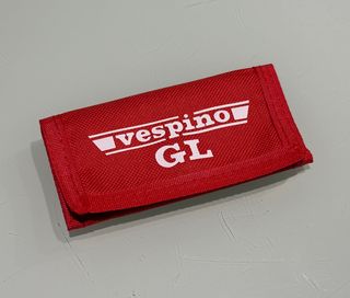 Llavero Vespino GL Rojo Logo Blanco