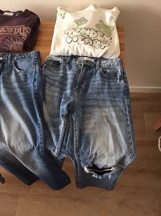 Lote 3 sudaderas y 3 pantalones Talla S/36