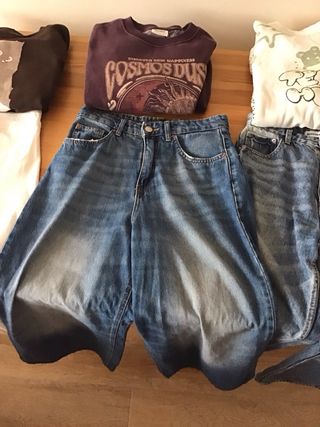 Lote 3 sudaderas y 3 pantalones Talla S/36