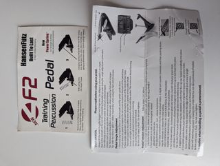 Pedal de práctica batería silencioso