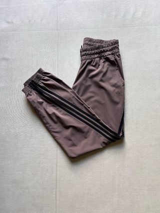 Pantalón Jogger Adidas 3 Rayas Marrón Talla M