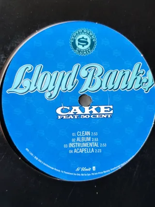 Vinilo Rap Lloyd Banks - My House/Cake 12"