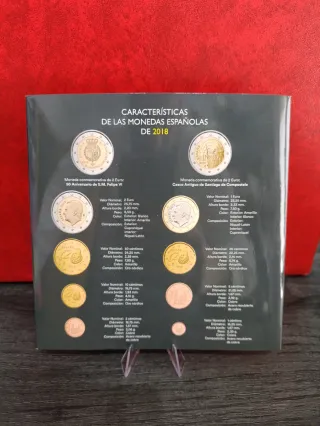 Euroset España 2018 " 8 valores + conmemorativas"