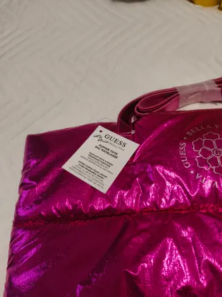 Bolso Guess Rosa Brillante