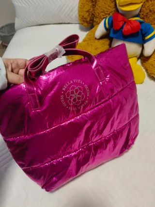 Bolso Guess Rosa Brillante