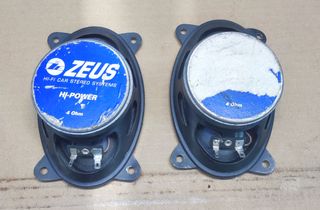 Coppia Altoparlanti Auto OVALI Zeus Hi-fi 50w