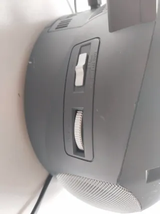 Radiocasete CD/USB/FM Plateado azulado