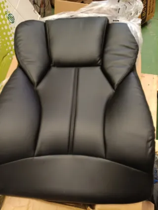 SONGMICS Silla de Oficina o Escritorio Negra