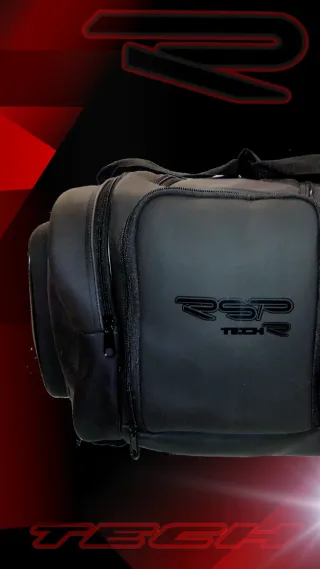 Paletero Pádel RSP EE Total Black EE Black and red