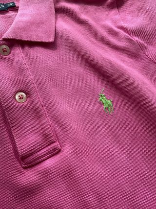 Lote 3 polos Ralph Lauren (Rosa, Amarillo, Turques