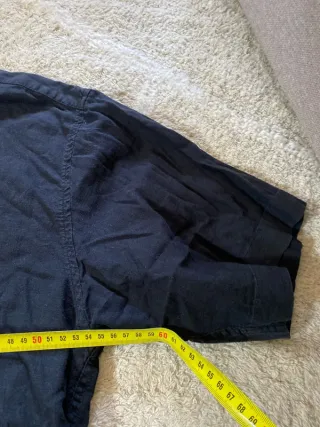 Camisa Tommy Hilfiger Negra Manga Corta