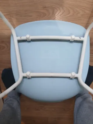 2 Sillas Azules Claras