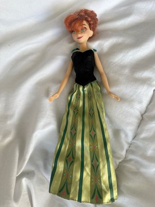 Muñeca Anna Frozen Vestido Verde