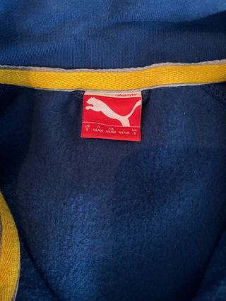 Sudadera Puma Azul con Cremallera