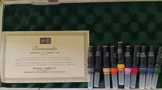 Set de rotulación LEROY K+E vintage