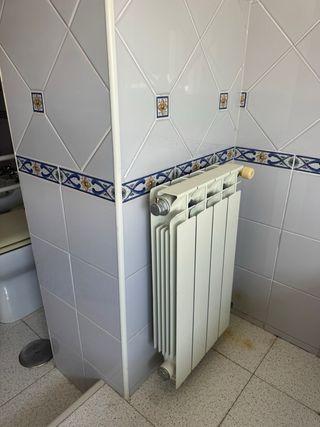 Radiatori metallici bianchi in perfette condizioni