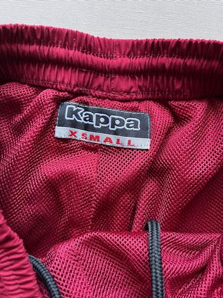 Pantalón AS Roma Kappa Granate Talla XS Retro 2011