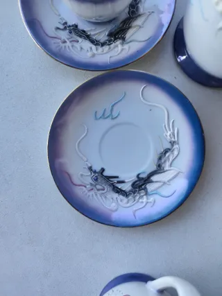 Set da tè giapponese in porcellana