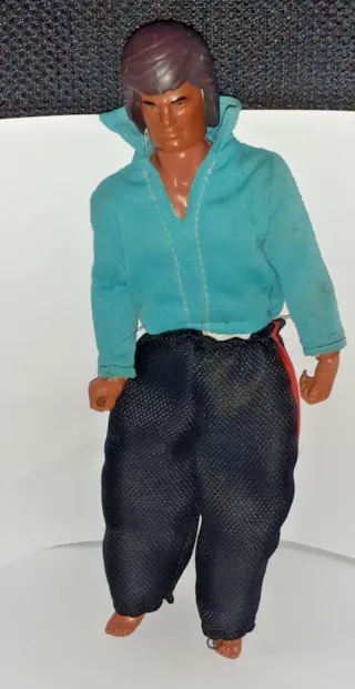 Figure Vintage toy Mattel 1973 Big Jim cambia viso