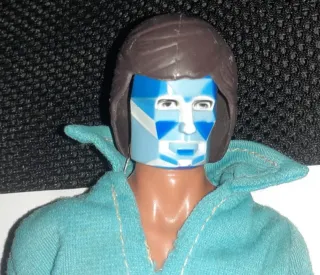 Figure Vintage toy Mattel 1973 Big Jim cambia viso