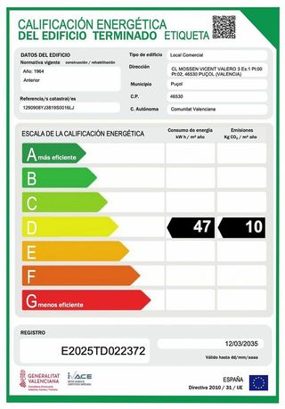 Local comercial en venta en Casco Antiguo en Puçol