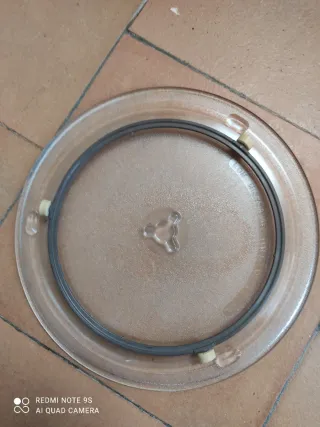 Plato de microondas de cristal
