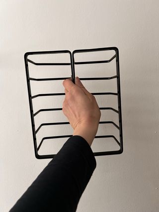 Coppia Scolapiatti Ferro Nero