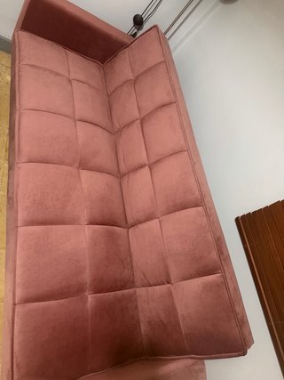 Sofá Cama Fara 3 Plazas Rosa