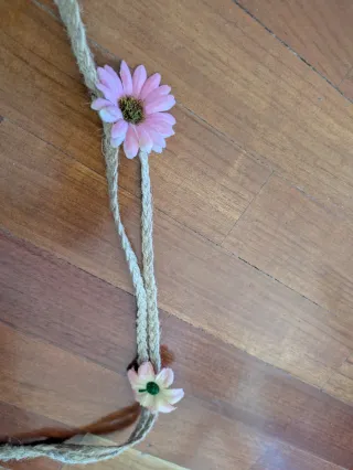 Cinturón floral. Hazme oferta y será tuyo
