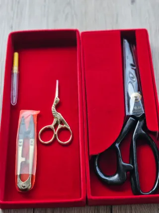 Set Tijeras Costura Profesional Estuche