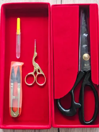 Set Tijeras Costura Profesional Estuche