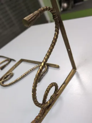 Escuadra Latón Decorativa