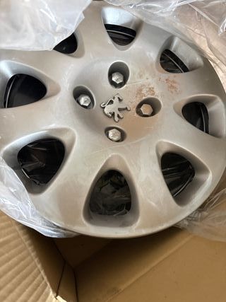 4 Tapacubos Peugeot Nuevos