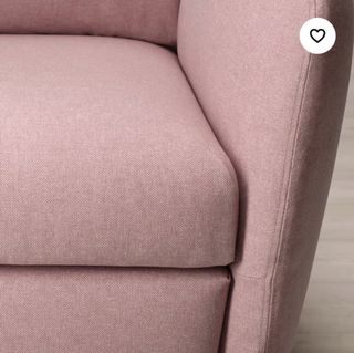 IKEA EKOLSUND Sillón 1 Plaza Reclinable Rosa