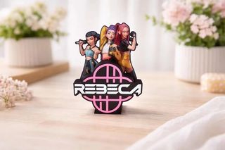 Letrero Huntrix personalizado | Rumi Mira Zoey
