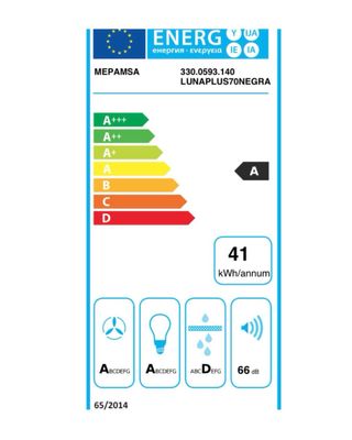 Campana extractora Mepamsa Negra
