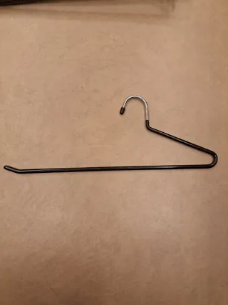 12 Perchas Terciopelo Negro + 10 Perchas Pantalón