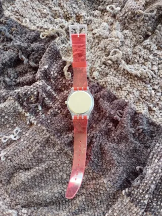 Reloj socios Cruz Roja Blanco Rojo