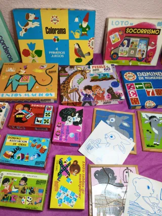 Lotti di Puzzle e Giochi da Tavolo Antichi