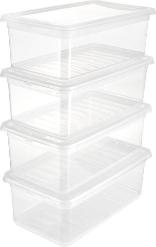 Set di scatole di stoccaggio keeeper BEA 3x5,6 L, plastica