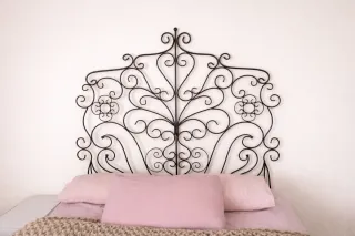 Cabecero Forja IKEA Vintage Negro plegable