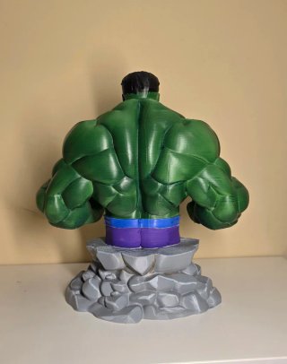 Busto Hulk dipinto a mano 20cm