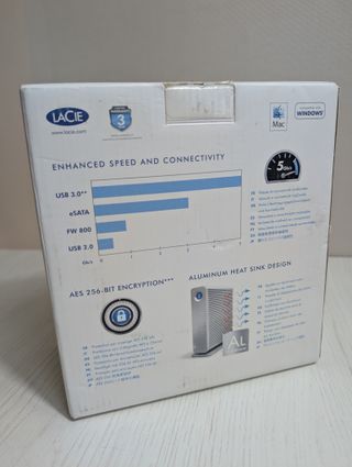 LaCie d2 Quadra 5TB Disco Duro Externo