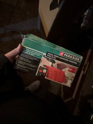 Papel Lija Orbital Parkside PSSZ 36 A1